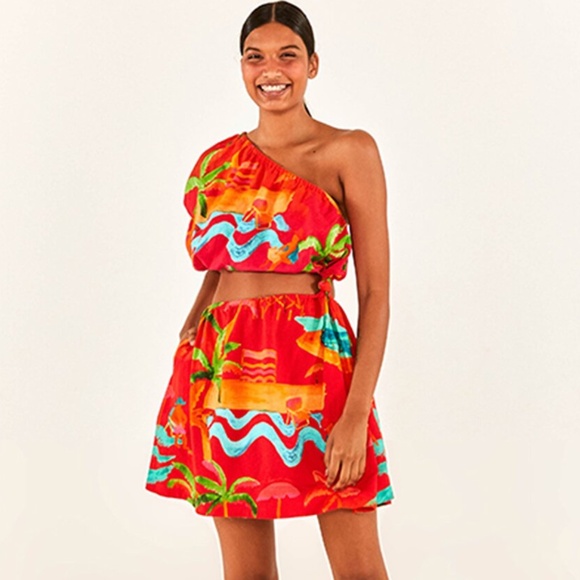FARM RIO Ipanema Mini Dress - Picture 1 of 12